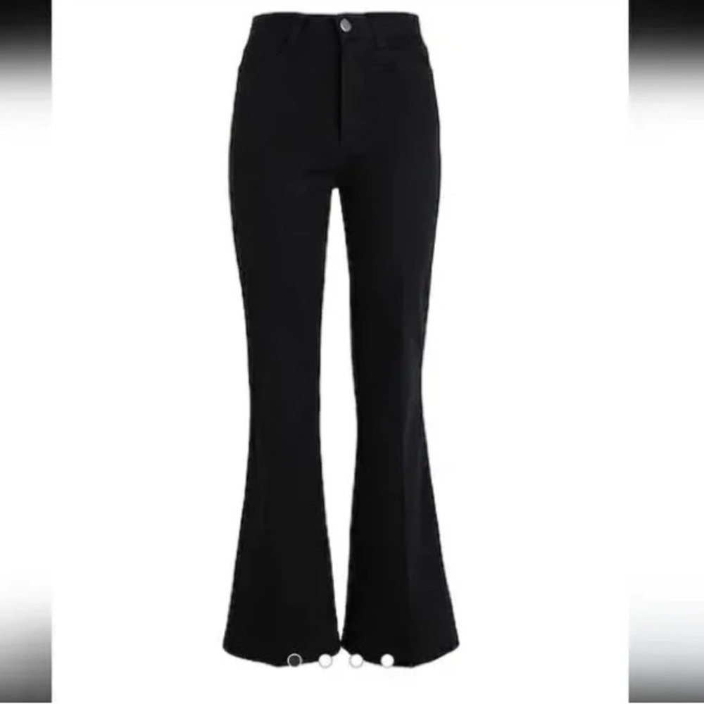 nwt Stockholm atelier & Other Stories Black Flared denim skinny jeans size 0